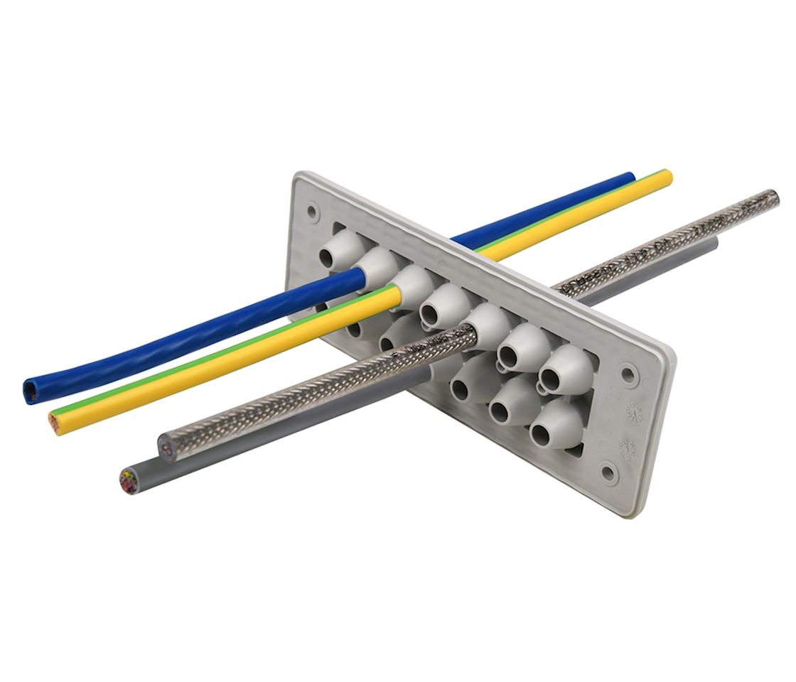 Cable entry plates