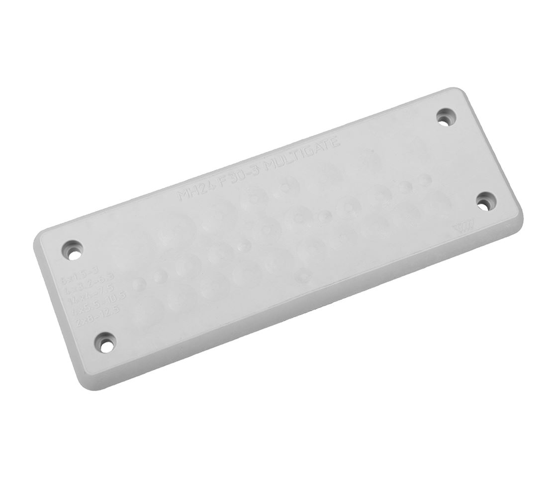 Cable entry plates