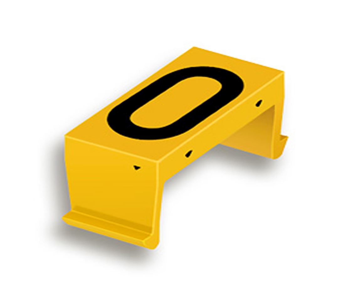 FP bloc num. 0/O 10mm jaune