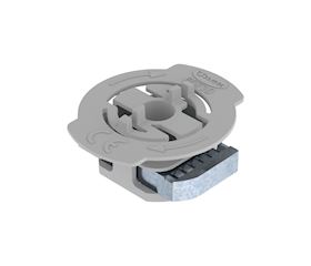 Unex sliding nut M8 in galvanized steel C6 for secure installation