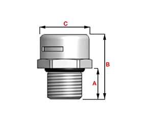 Vent connection PLICA ELS INOX V2A