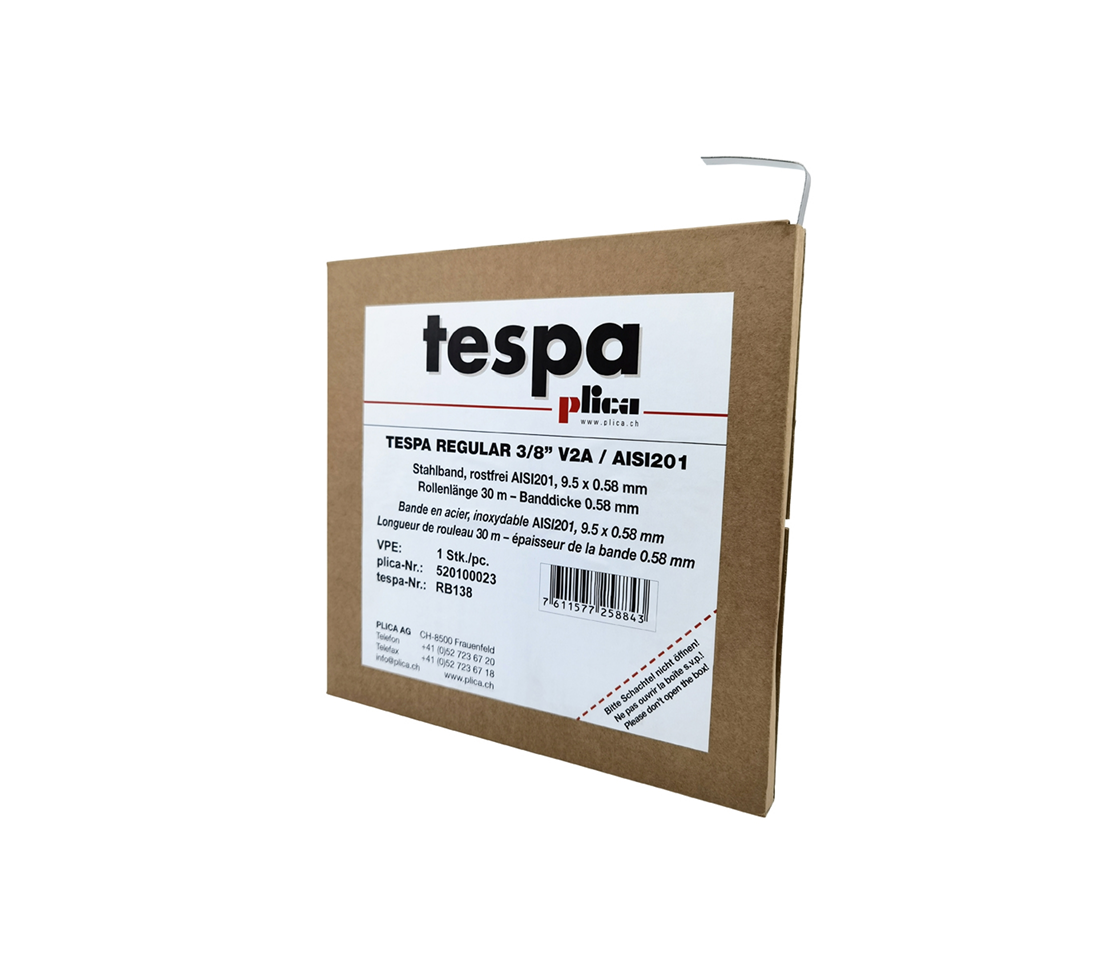 TESPA Stahlband REGULAR 1/4